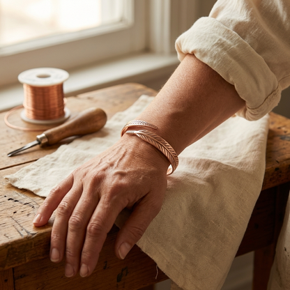 Pulsera de Cobre Raíz de Inés