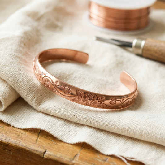 Pulsera de Cobre Flor de Inés