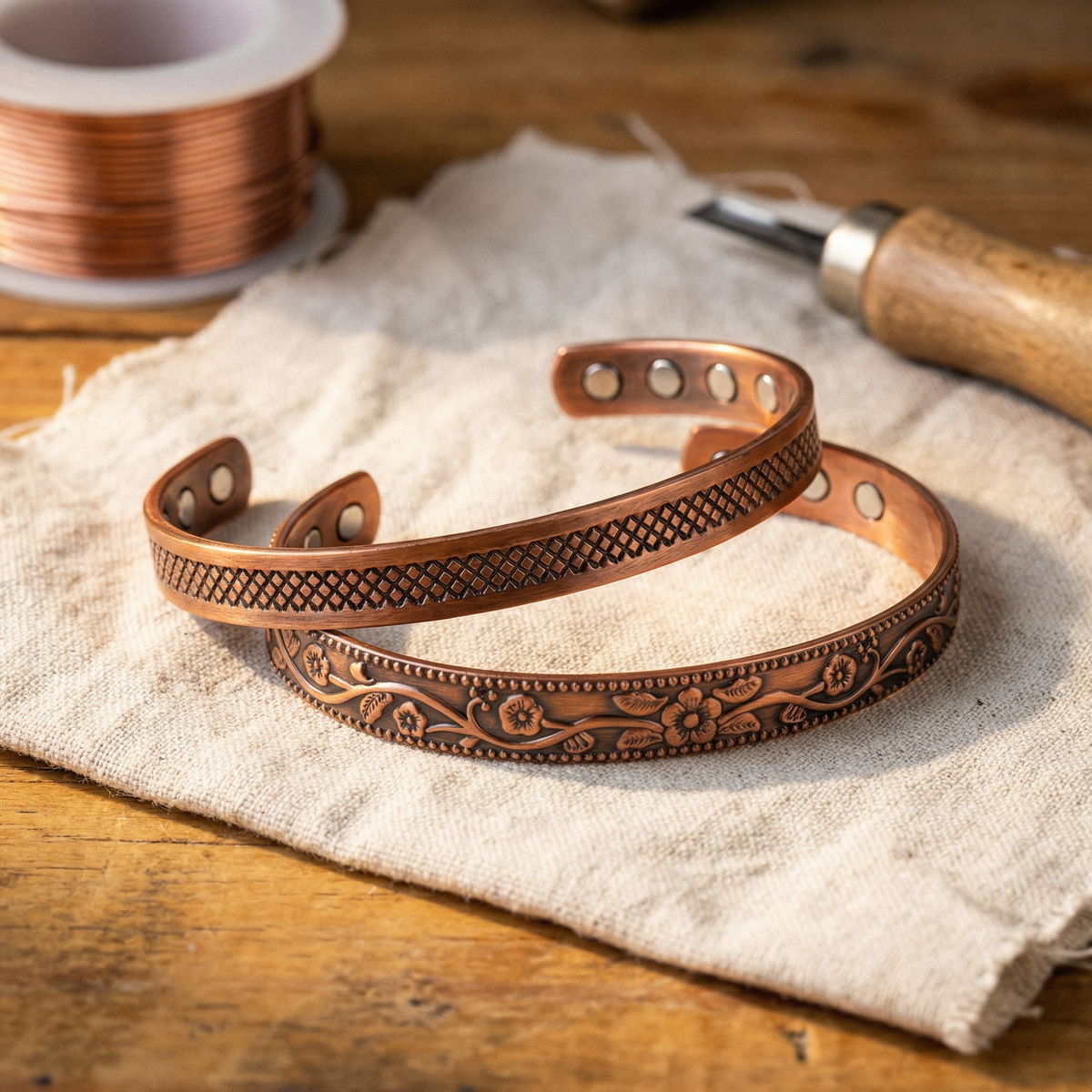 Conjunto de Cobre Forja de Inés
