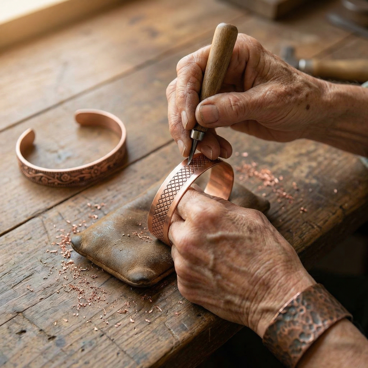 Conjunto de Cobre Forja de Inés