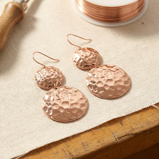 Pendientes de Cobre Solsticio de Inés