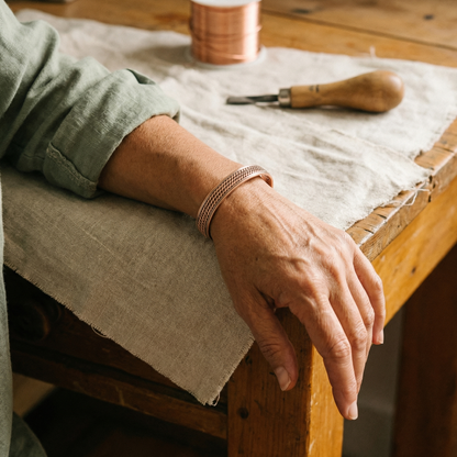 Pulsera de Cobre Ola de Inés