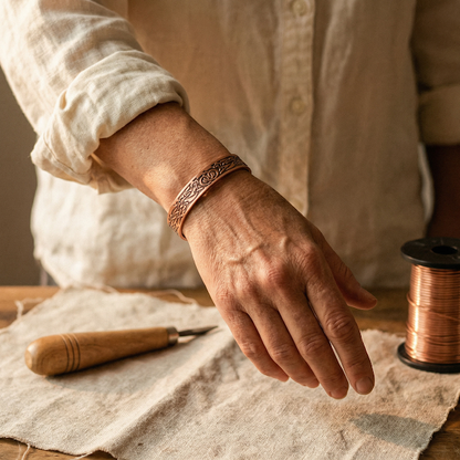 Pulsera de Cobre Flujo de Inés