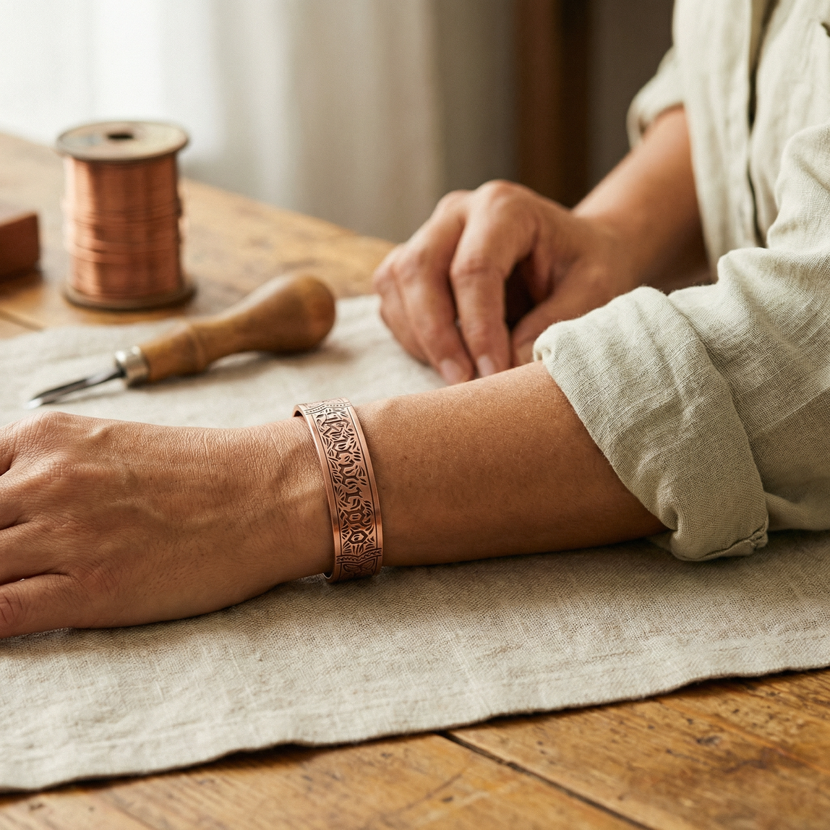 Pulsera de Cobre Deriva de Inés