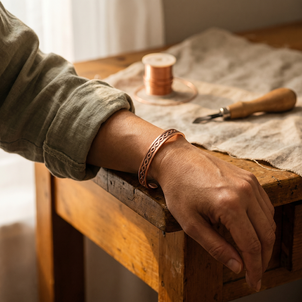 Pulsera de Cobre Corriente de Inés