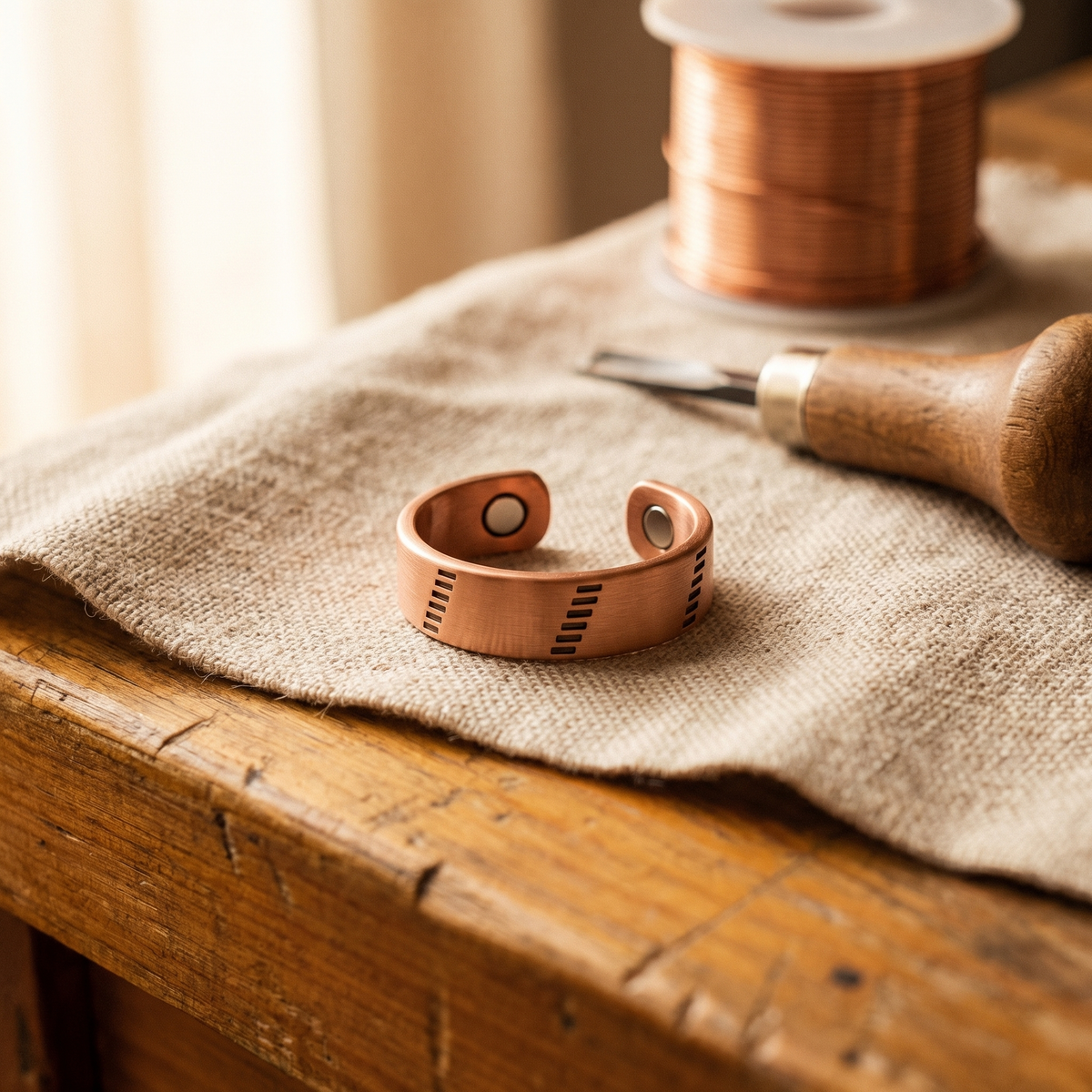 Anillo de Cobre Hogar de Inés