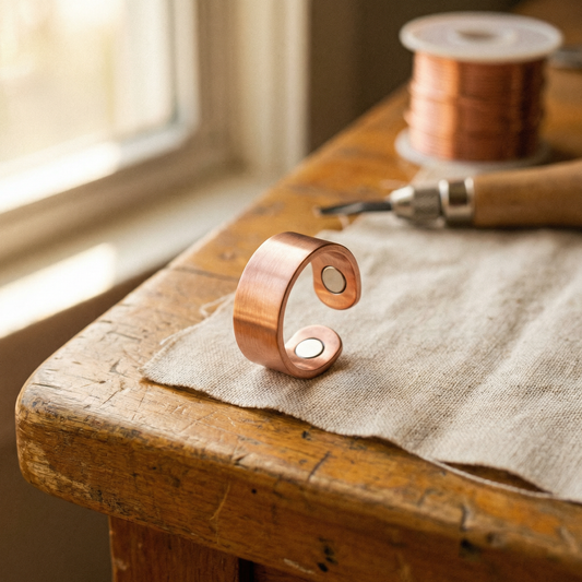 Anillo de Cobre Soldadura de Inés