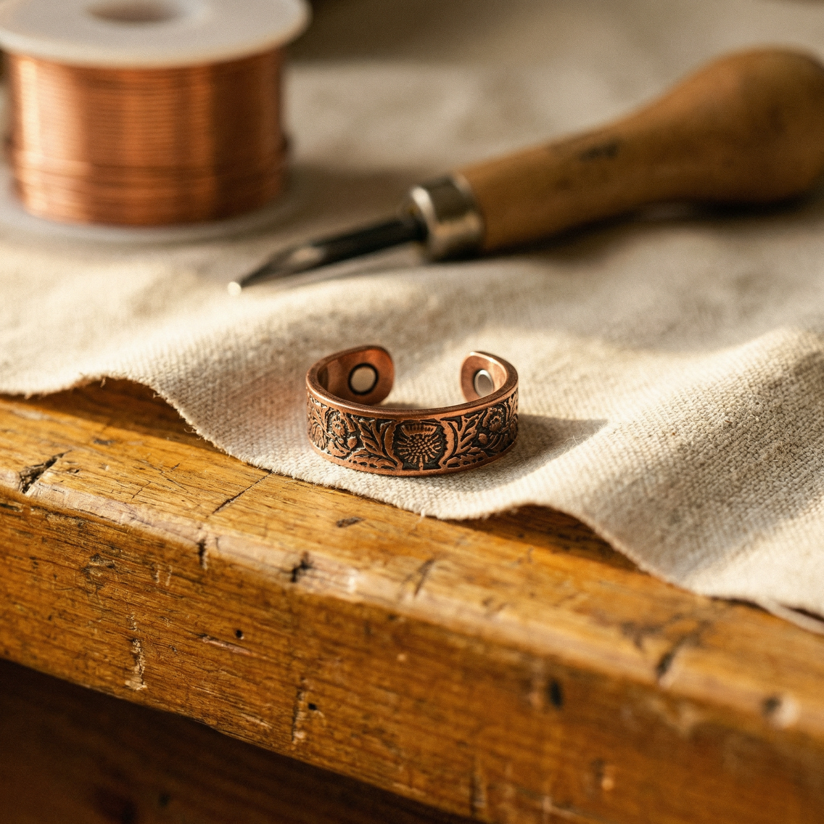 Anillo de Cobre Tronco de Inés