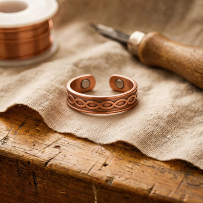 Anillo de Cobre Carbón de Inés