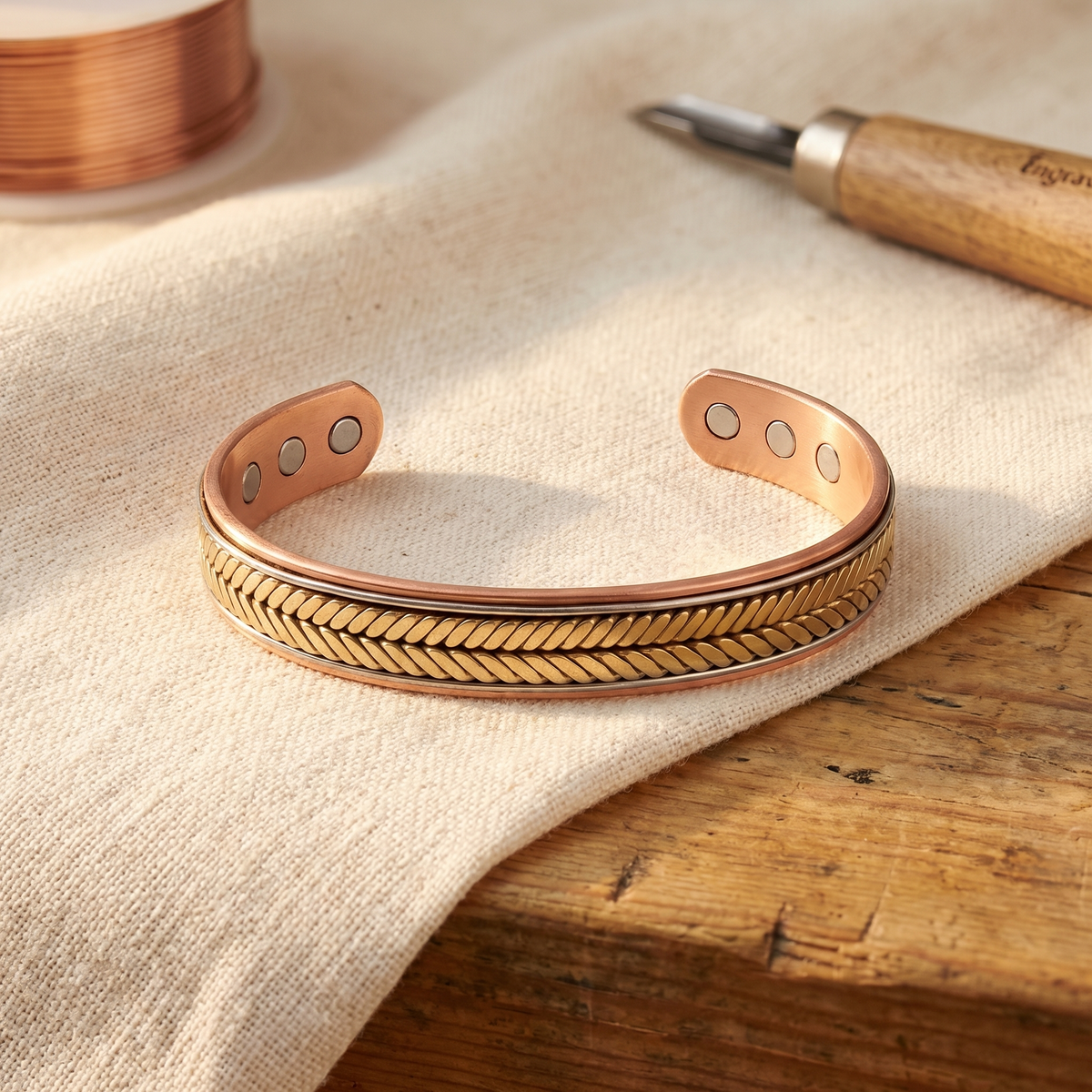 Pulsera de Cobre Cosecha de Inés
