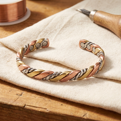 Pulsera de Cobre Piedra de Inés