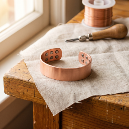 Pulsera de Cobre Yunque de Inés