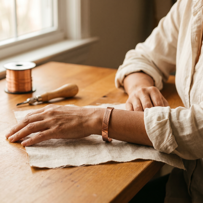 Pulsera de Cobre Cresta de Inés