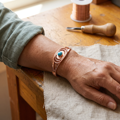 Pulsera de Cobre Juncia de Inés