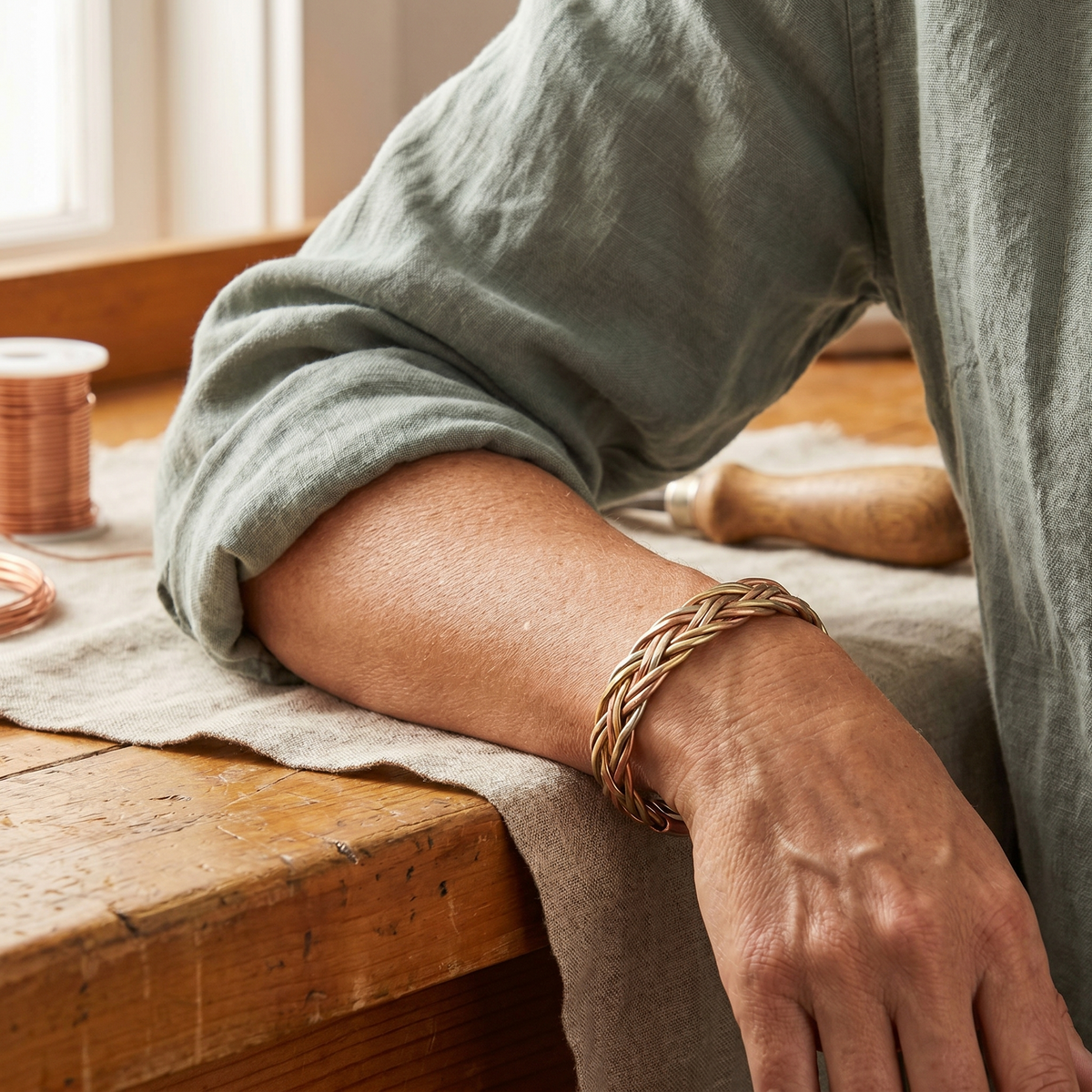 Pulsera de Cobre Fangal de Inés