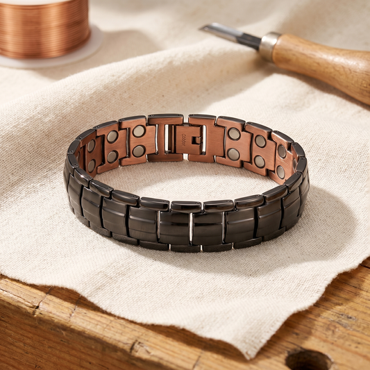 Pulsera de Cobre Ocre para Hombre de Inés