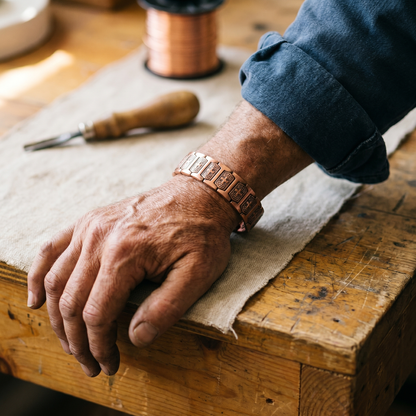 Pulsera de Cobre Vendaval para Hombre de Inés