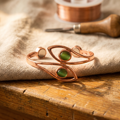 Pulsera de Cobre Ópalo de Inés