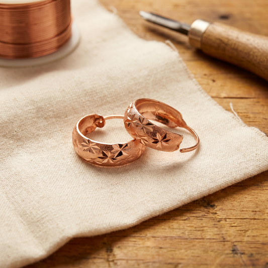 Pendientes de Cobre Rocío de Inés