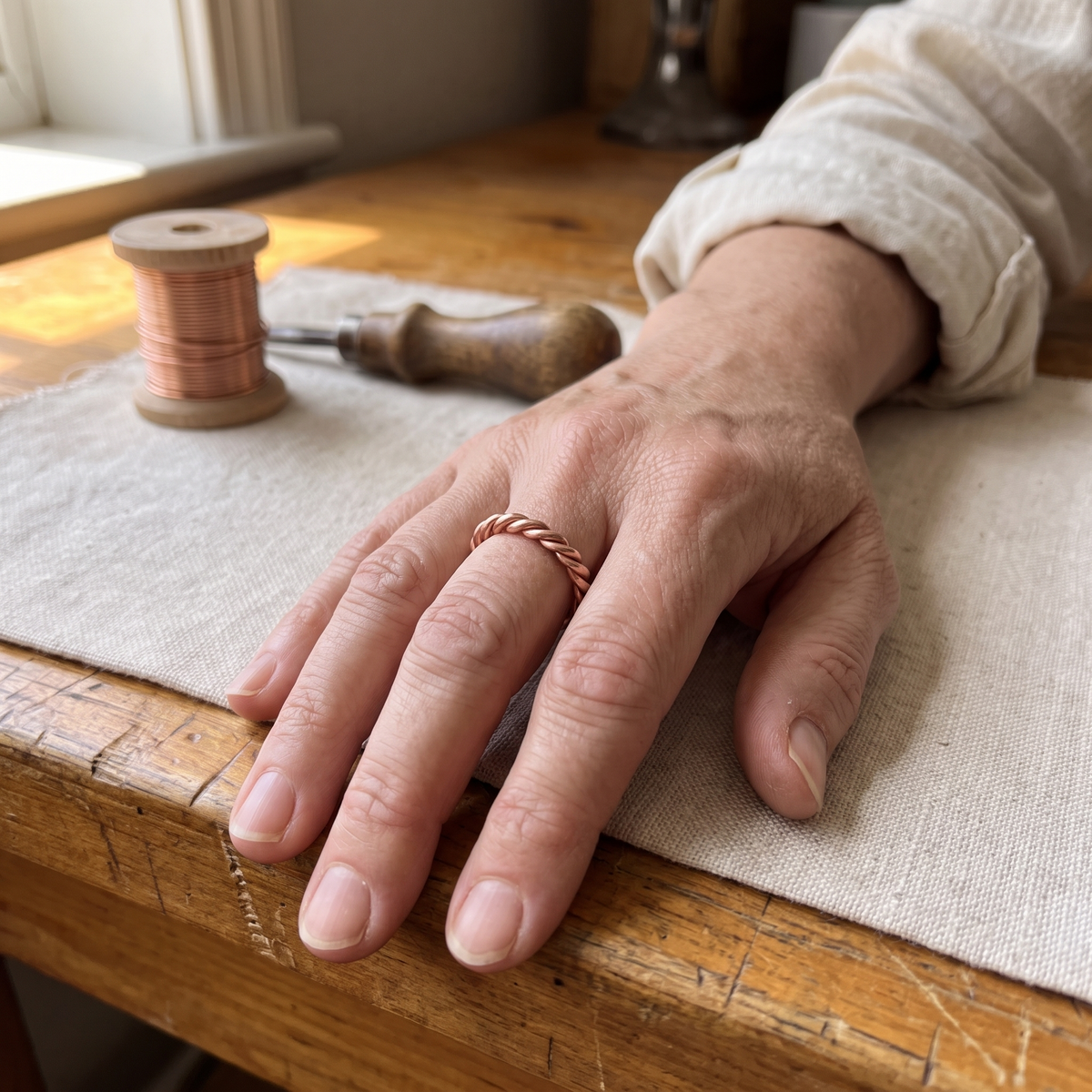 Anillo Tensor de Cobre de Inés