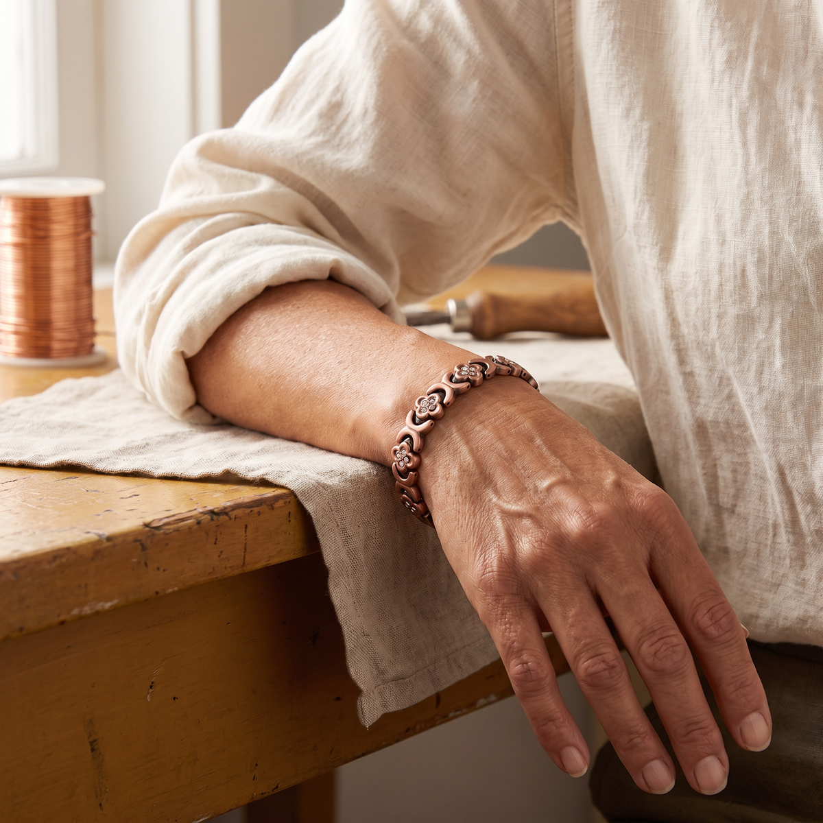 Pulsera de Cobre Quilla de Inés