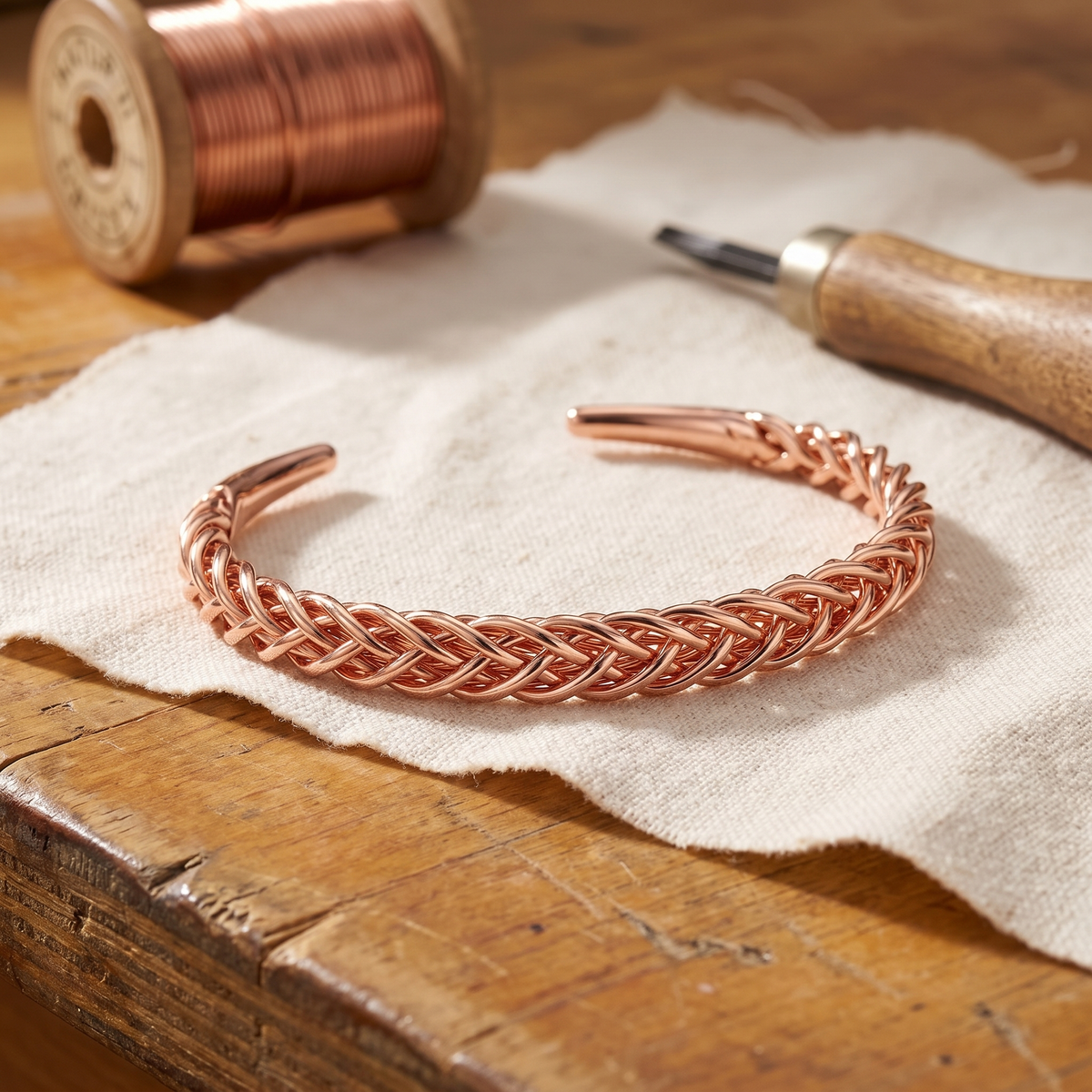 Pulsera de Cobre Zorro de Inés