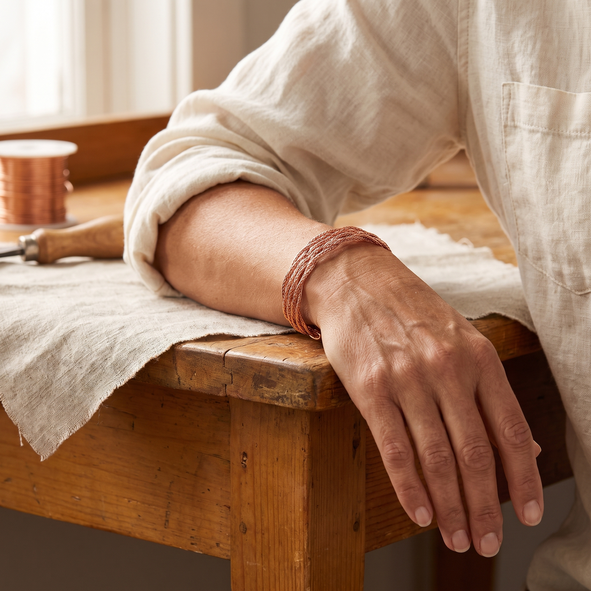 Pulsera de Cobre Alce de Inés