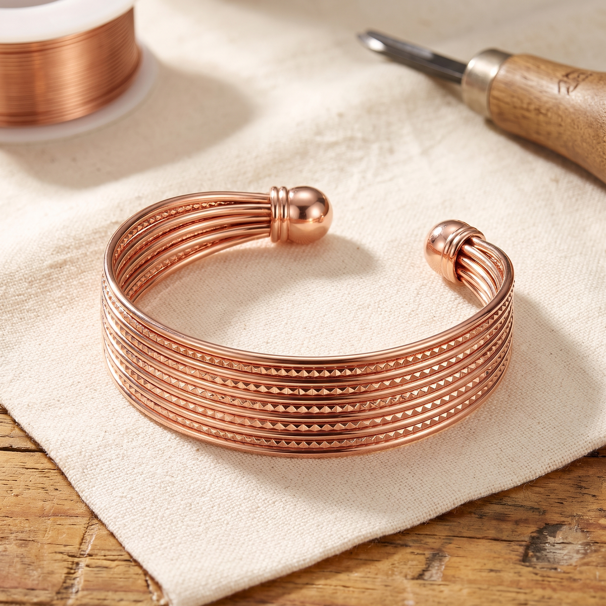 Pulsera de Cobre Vencejo de Inés