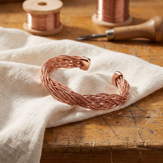 Pulsera de Cobre Pinzón de Inés