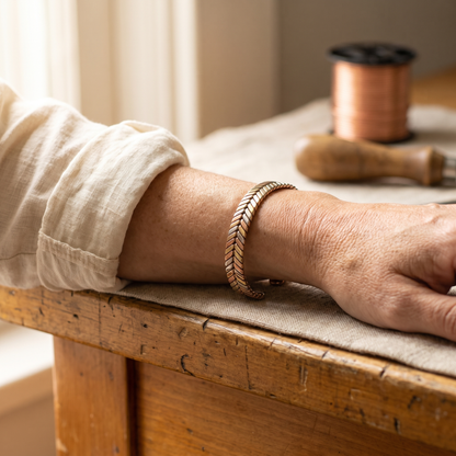 Pulsera de Cobre Bosquecillo de Inés