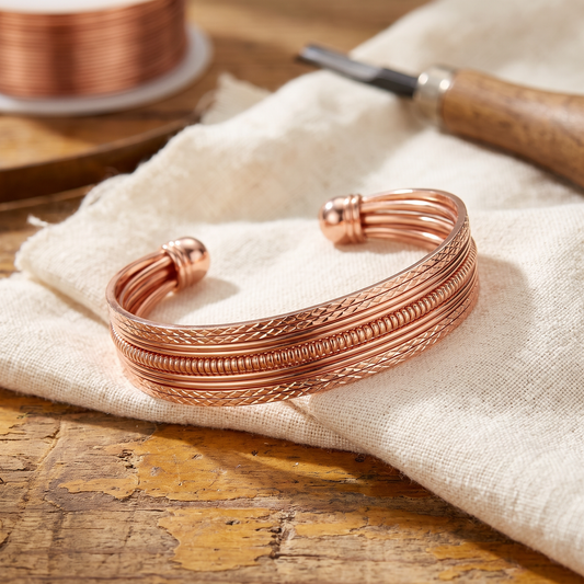 Pulsera de Cobre Helechal de Inés