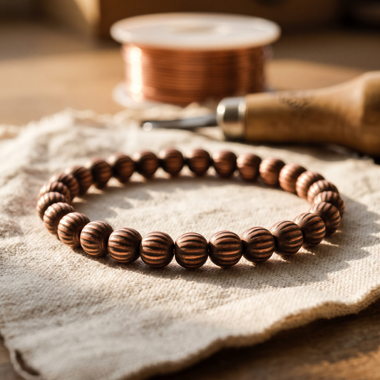 Pulsera de Cobre Corteza de Inés