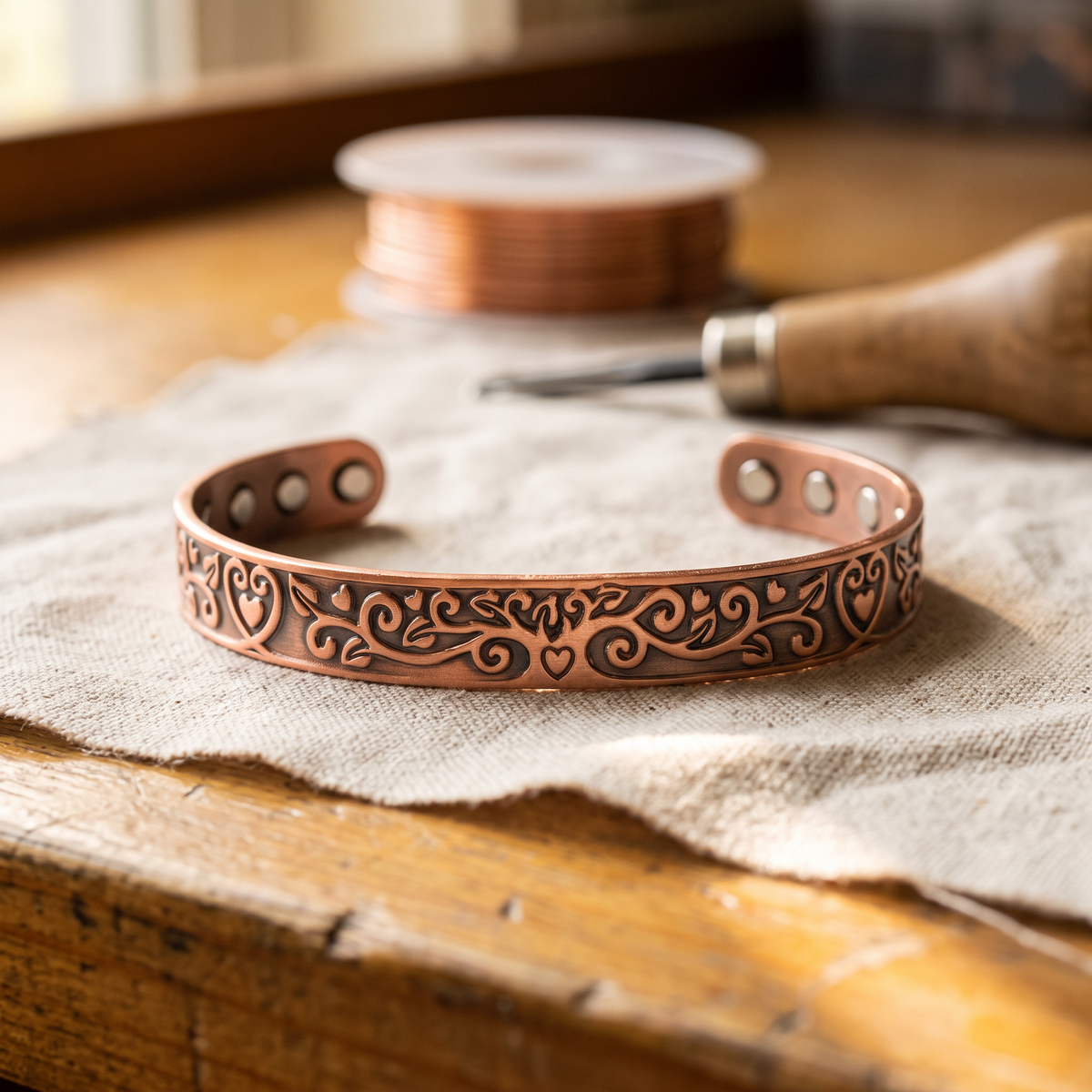 Pulsera de Cobre Marea de Inés