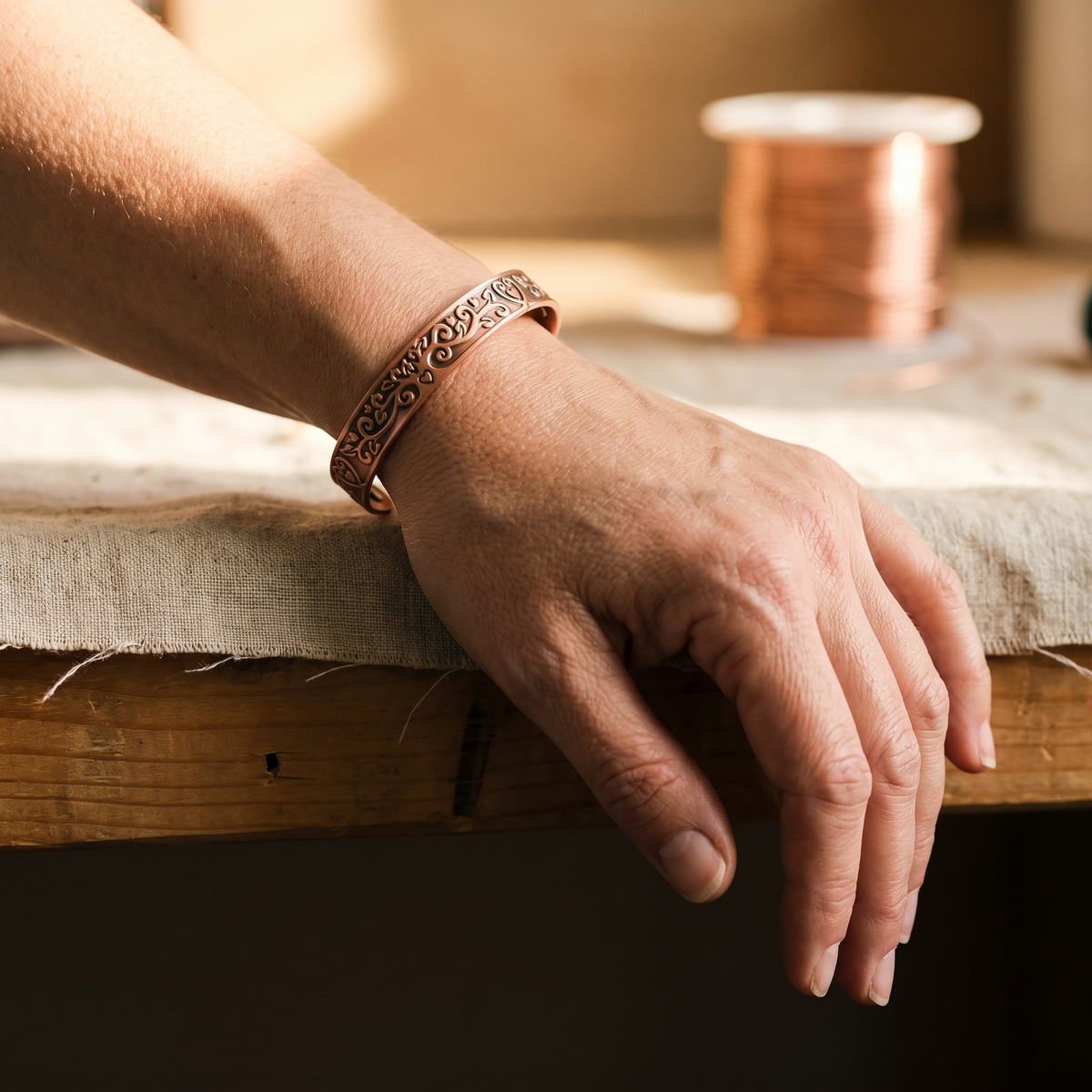 Pulsera de Cobre Marea de Inés