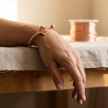 Pulsera de Cobre Concha de Inés