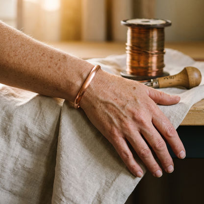 Pulsera de Cobre Flujo de Inés